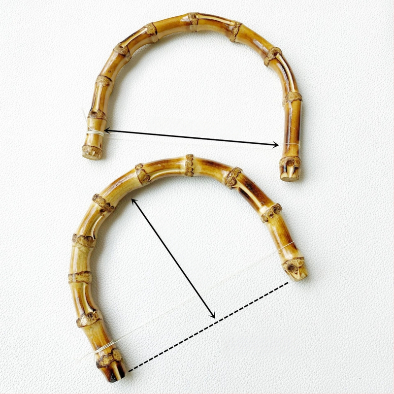 Бамбукова дръжка за чанта SW-0938, Autonomy, ретро национален стил, материал: бамбук, персонализирана обработка, за чанти