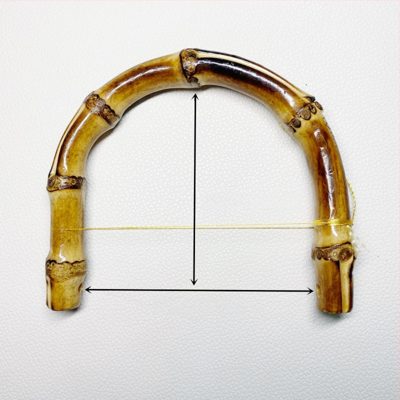 Бамбукова дръжка за чанта SW-0938, Autonomy, ретро национален стил, материал: бамбук, персонализирана обработка, за чанти