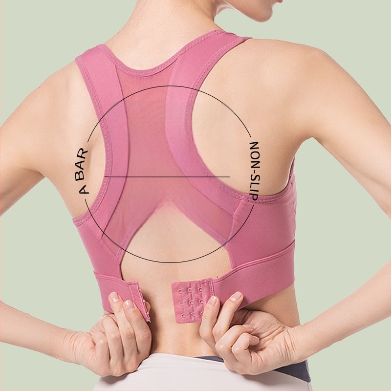 Αθλητικό σουτιέν χωρίς τιράντες από νάιλον, πλήρους κάλυψης, με μεσαίο σχήμα κυπέλου, διαπνέον, για γιόγκα και άσκηση