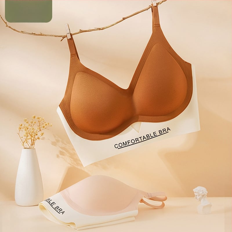 Butoxite Αθλητικό σουτιέν χωρίς ραφές με U‑πλάτη, ασύρματο, με 3/4 κάλυμμα και λεπτές φόρμες, σταθερά διπλά λουριά, διαπνέον και στηρίζει.