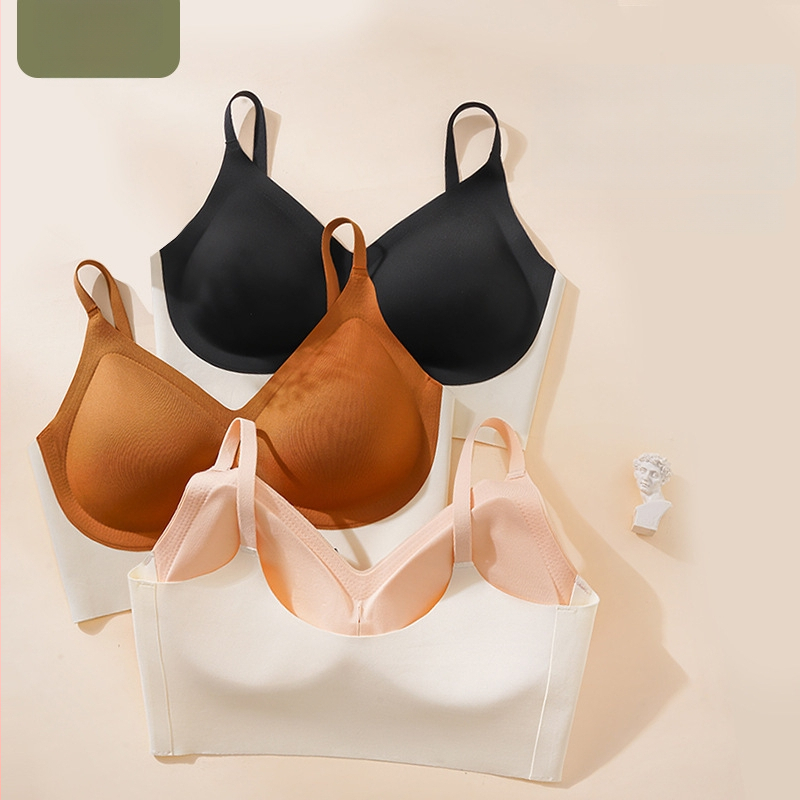 Butoxite Αθλητικό σουτιέν χωρίς ραφές με U‑πλάτη, ασύρματο, με 3/4 κάλυμμα και λεπτές φόρμες, σταθερά διπλά λουριά, διαπνέον και στηρίζει.