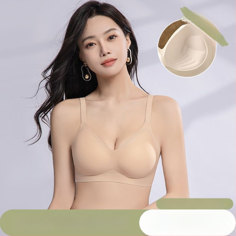 Σουτιέν για μικρό στήθος: Κύπελλο 3/4, μορφοποιημένο κύπελλο με λεπτό επάνω μέρος και παχύτερο κάτω, πίσω τρεις σειρές αγκράφες, σταθερά διπλά λουριά, μαλακή στήριξη, συγκέντρωση και ελαφρύ push-up