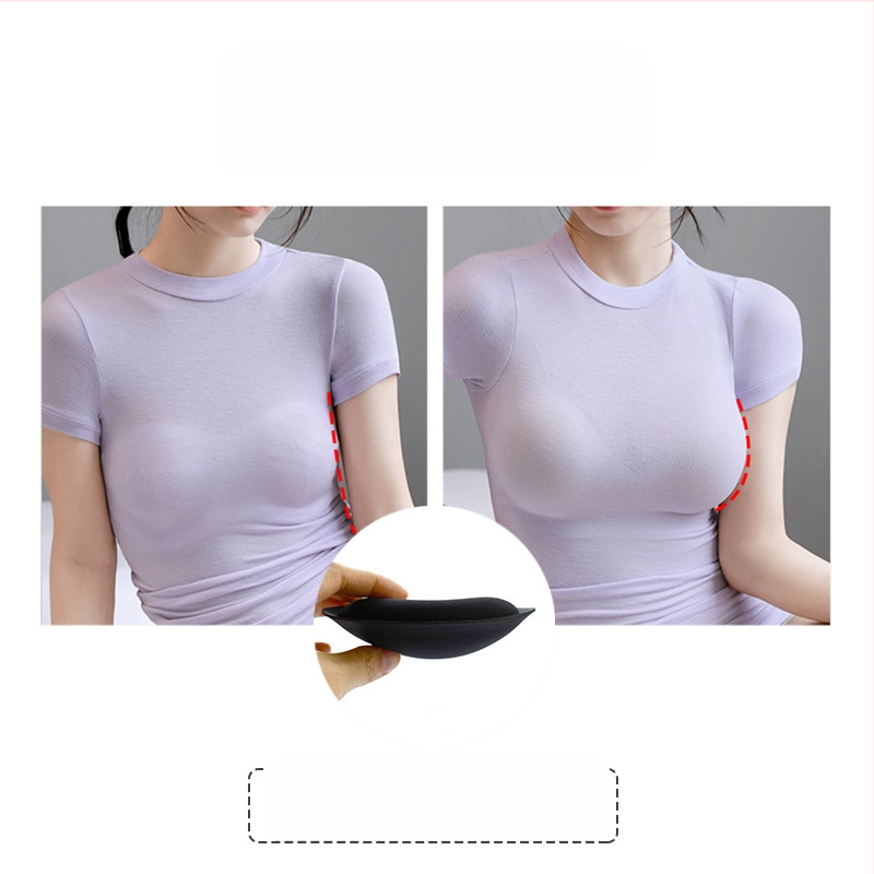 Μπικίνι μαξιλαράκια στήθους, βαμβακερά, παχιά, αναπνέοντα και αόρατα, με λεπτή κορυφή και παχιά βάση