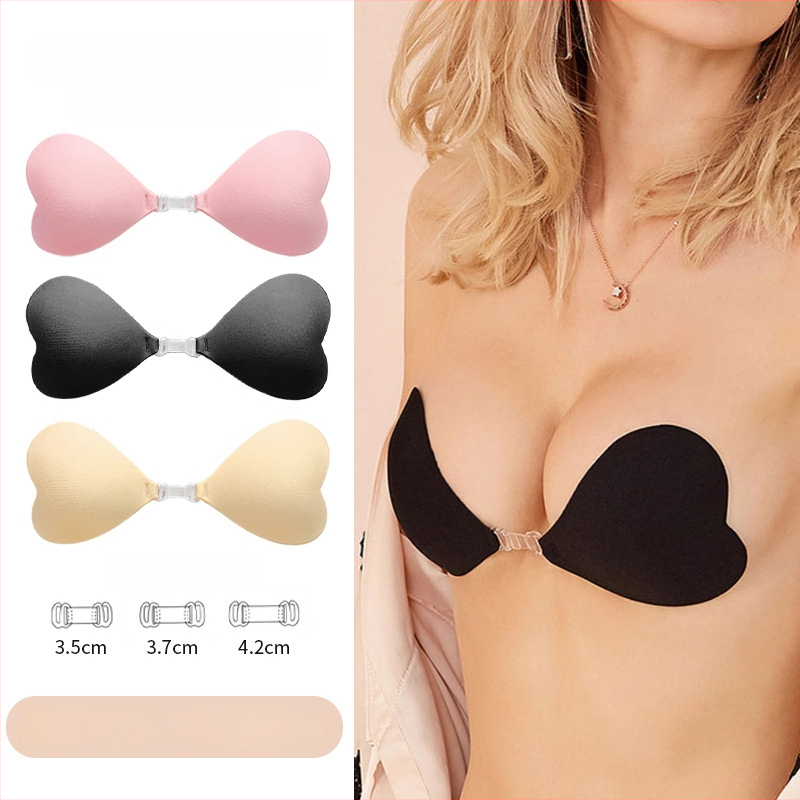Καρδιάς σχήματος επίθεμα στήθους για μπικίνι – Νάιλον, Συλλογή, Αόρατο, Παχύτερο, Σεξι (Σχήμα θηλής: καρδιά)