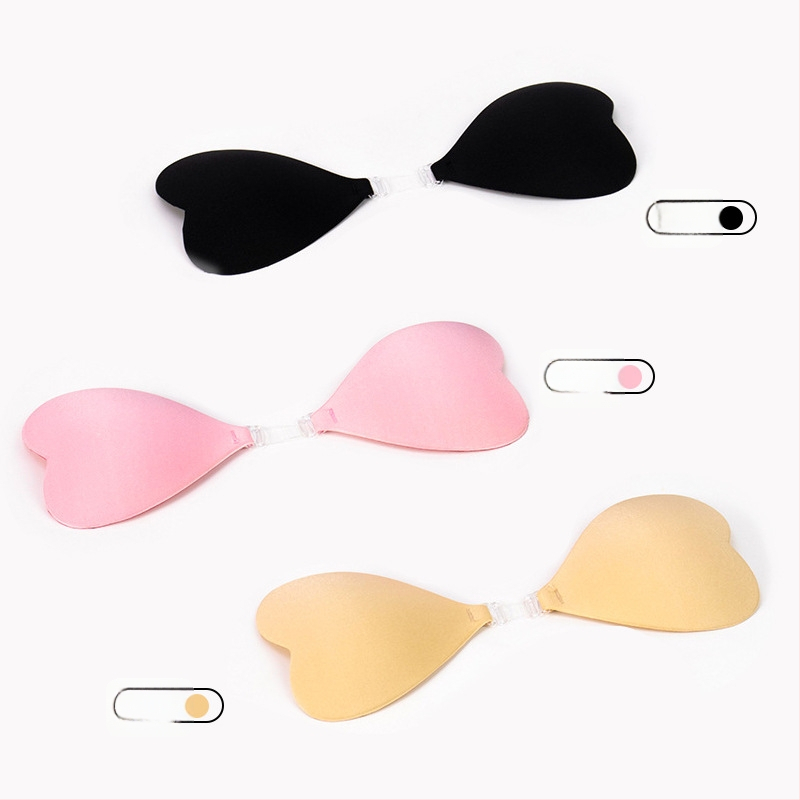 Καρδιάς σχήματος επίθεμα στήθους για μπικίνι – Νάιλον, Συλλογή, Αόρατο, Παχύτερο, Σεξι (Σχήμα θηλής: καρδιά)