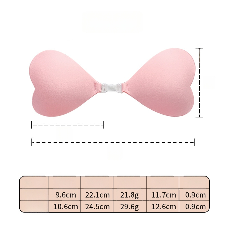 Καρδιάς σχήματος επίθεμα στήθους για μπικίνι – Νάιλον, Συλλογή, Αόρατο, Παχύτερο, Σεξι (Σχήμα θηλής: καρδιά)