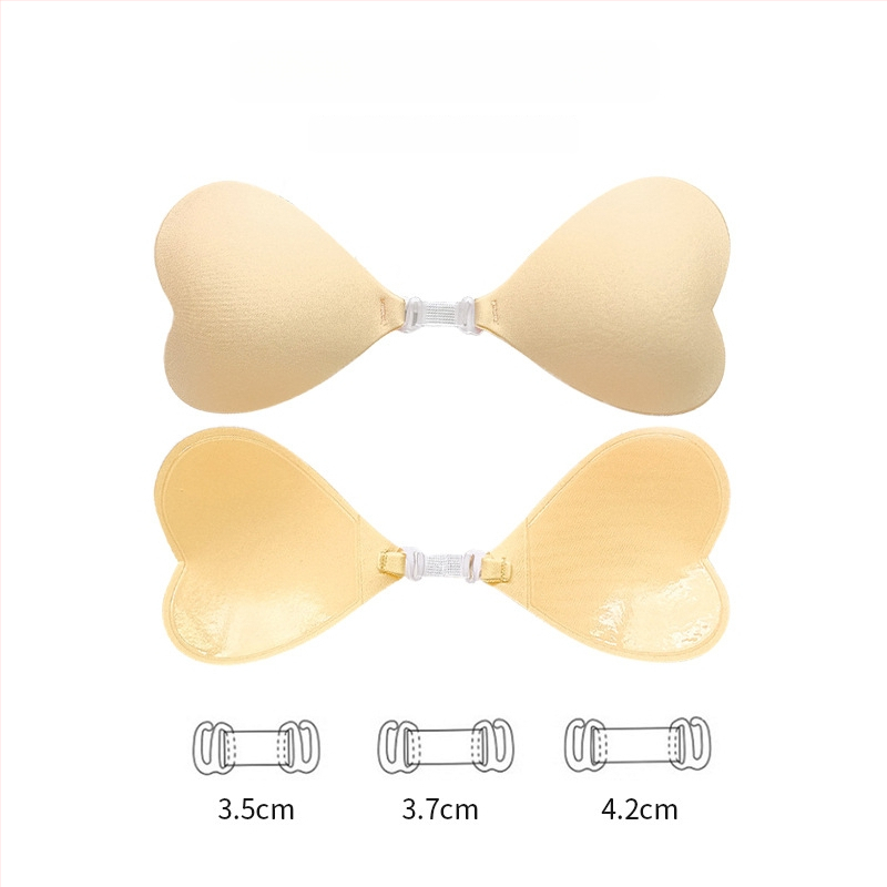 Καρδιάς σχήματος επίθεμα στήθους για μπικίνι – Νάιλον, Συλλογή, Αόρατο, Παχύτερο, Σεξι (Σχήμα θηλής: καρδιά)