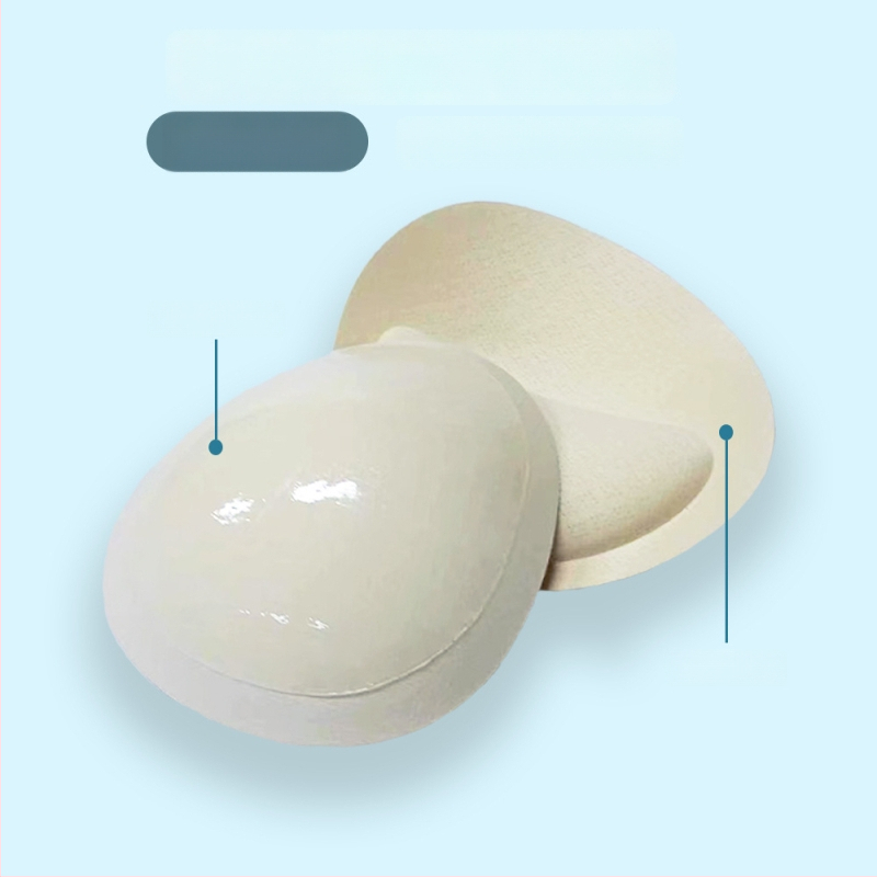 Σιλικόνιες επενδύσεις στήθους σε σχήμα αυγού, παχιές, αυτοκόλλητες, διαπνέουσες, αόρατες