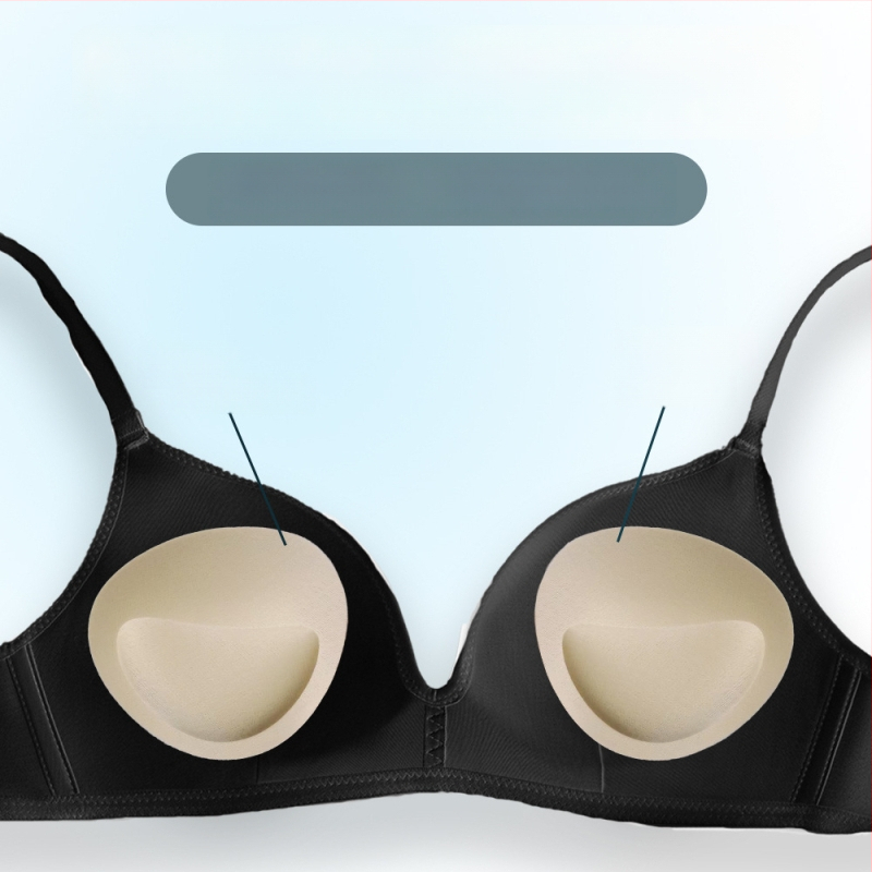 Σιλικόνιες επενδύσεις στήθους σε σχήμα αυγού, παχιές, αυτοκόλλητες, διαπνέουσες, αόρατες