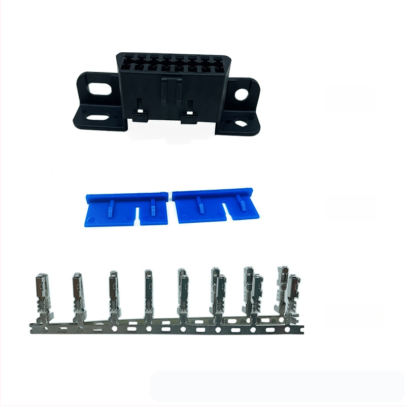 OBD-II θηλυκός προσαρμογέας αυτοκινήτου – Refined Obd-ii, 5V/2A, 16 επαφές, IP6X, άμεση σύνδεση