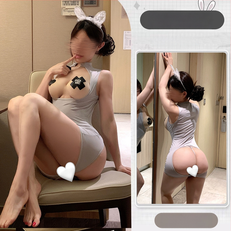 Női fehérnemű szett – dekoltázs kiemelő stílus, uniformára emlékeztető dizájn, érzéki szerepjáték, Chan Peach márka, kód T823