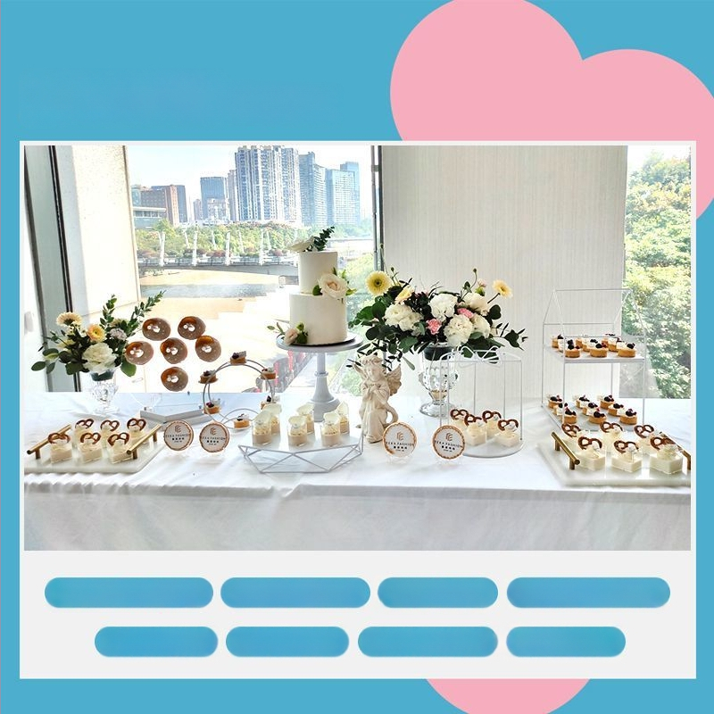 Magustoidu kuvamisalus rauast, pulmadeks, lihtsa stiiliga, esmaklassiline kvaliteet, viljade taldriku kategooria