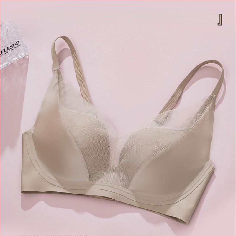 Bežični push-up grudnjak za male grudi, seksi mrežasti dizajn, skuplja bočne prsa, sprječava opuštanje, podesiva