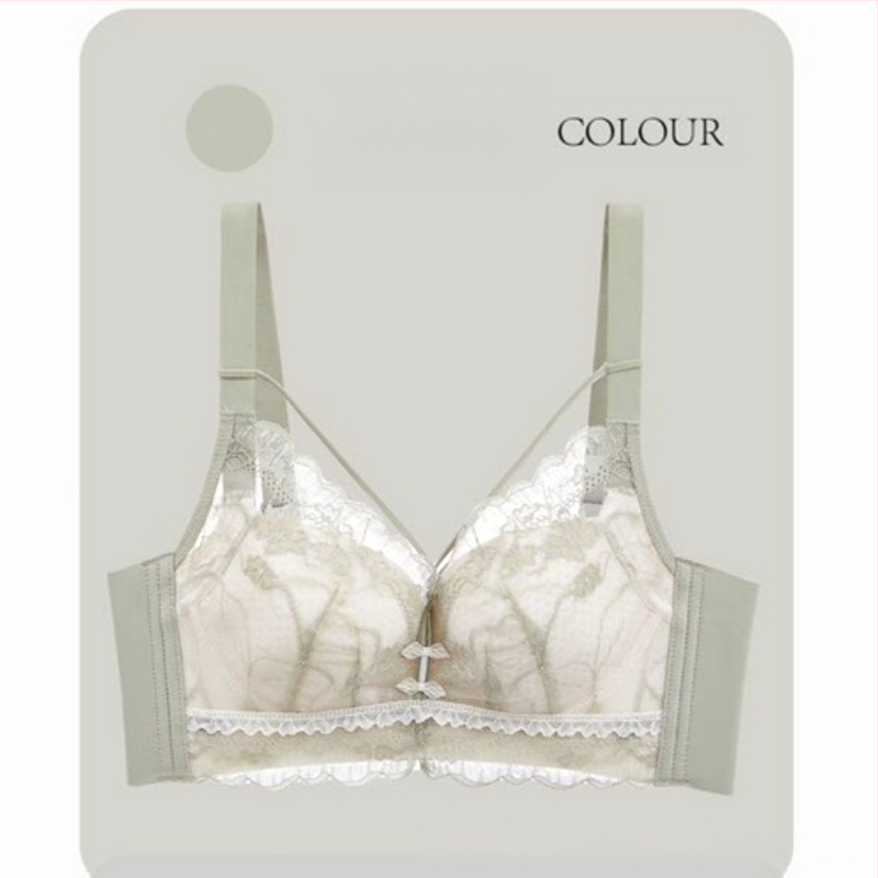 Qianyi Lingerie 9962 B puodeliai, pilnas kupolo formos puodeliai, Push-Up, ploni formuoti puodeliai, užpakalinė uždarymo su keturiais eilių sagos