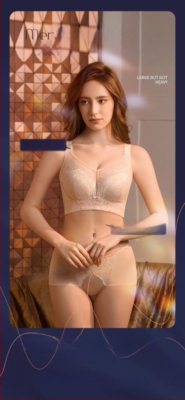 Liemenėlė su ultra plonais formuojamais kaušeliais, nėriniai nailono audinys, fiksuotos dvigubos petnešos, nugaros kabliukų su šešiais eilutėmis