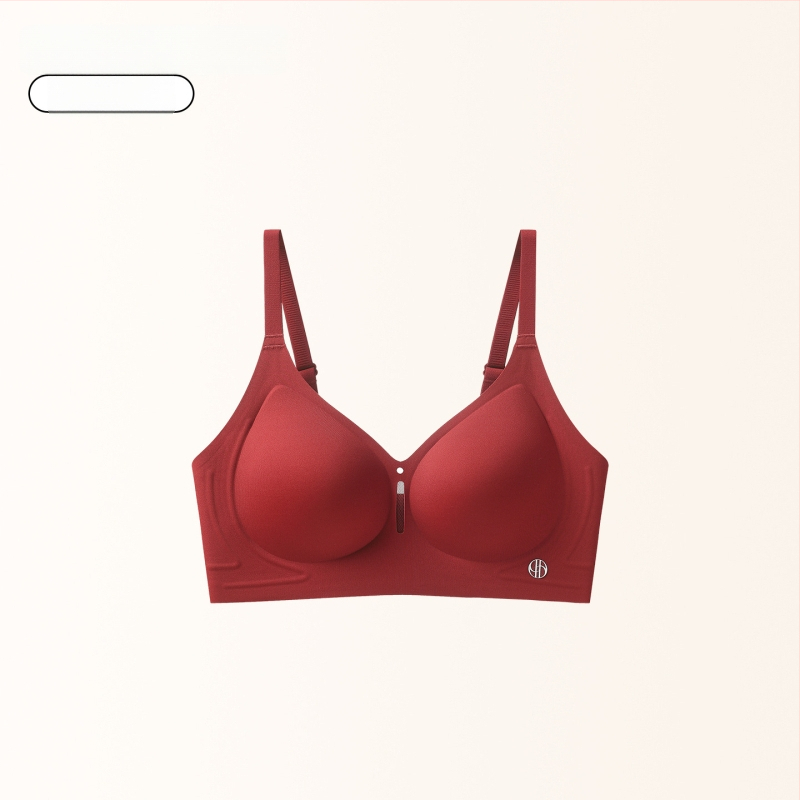 Sutien push-up cu cupă fixă, anti-sagging, fără cusături, respirabil, 3/4 cupă