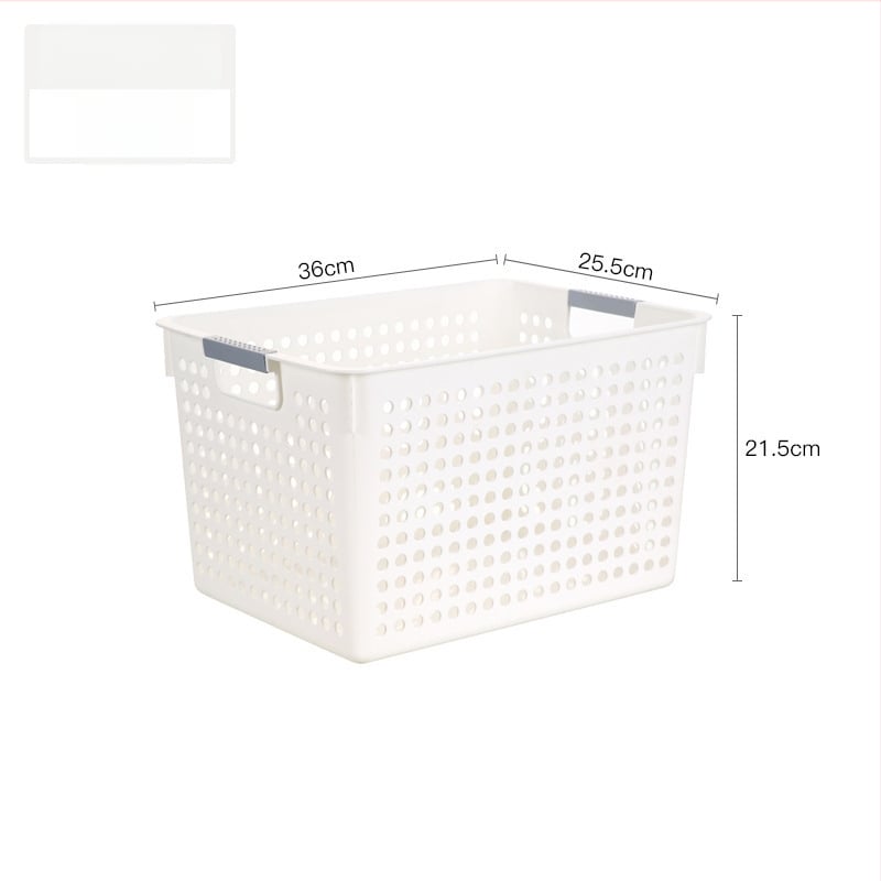 Κάδος αποθήκευσης από πλαστικό, παχύτερος, φορητός, υφαντή κατασκευή, μοντέλο LD6070-6073, κατάλληλος για κουζίνα – αποθήκευση φρούτων, λαχανικών, σνακ και άλλων ειδών