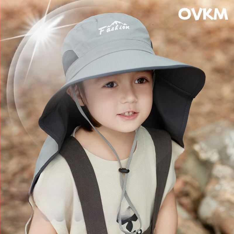 Рибарска шапка с голям бортик, UV защита, полиестер, лято