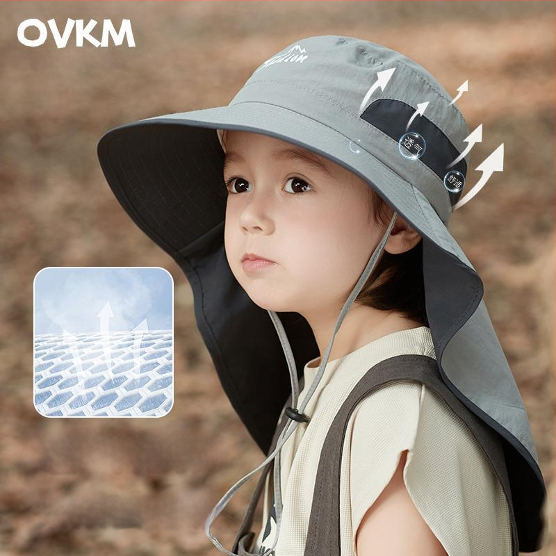 Рибарска шапка с голям бортик, UV защита, полиестер, лято