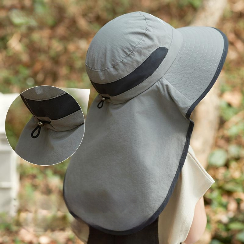 Рибарска шапка с голям бортик, UV защита, полиестер, лято