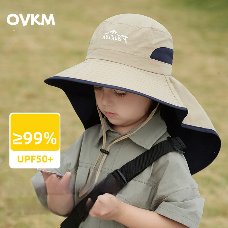 Рибарска шапка с голям бортик, UV защита, полиестер, лято