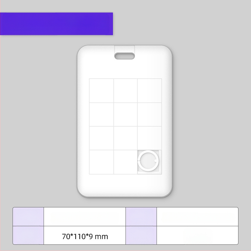 Kortelių laikiklis su karikatūrų dizainu, iš ABS plastiko + skaidraus PET lakšto, pritaikomas prekinis ženklas