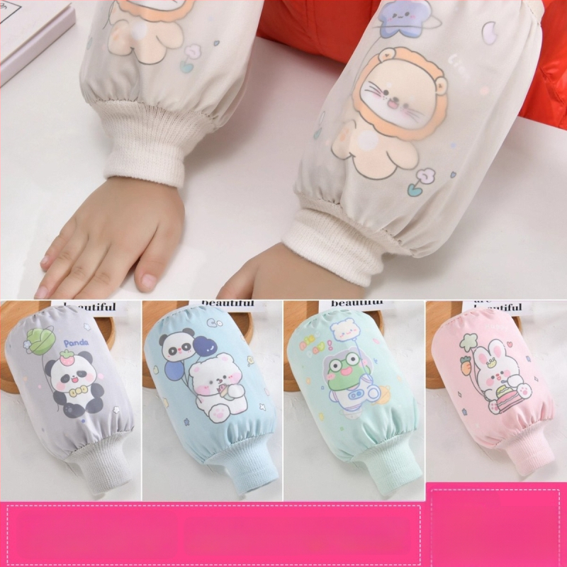 Laste veekindlad varrukad anti‑mustuse musteriga, unisex, karikatuurne muster, vanus 0–8 aastat, talviseks kasutamiseks