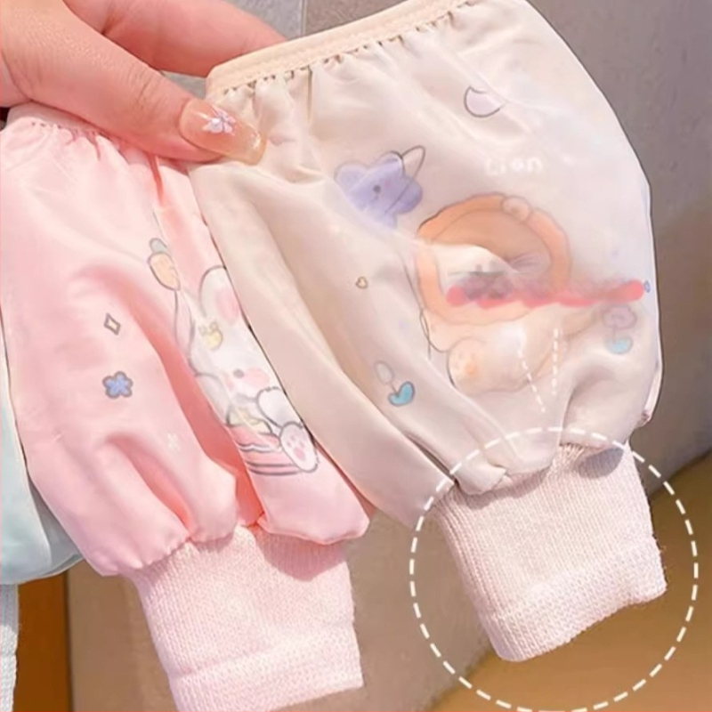 Laste veekindlad varrukad anti‑mustuse musteriga, unisex, karikatuurne muster, vanus 0–8 aastat, talviseks kasutamiseks