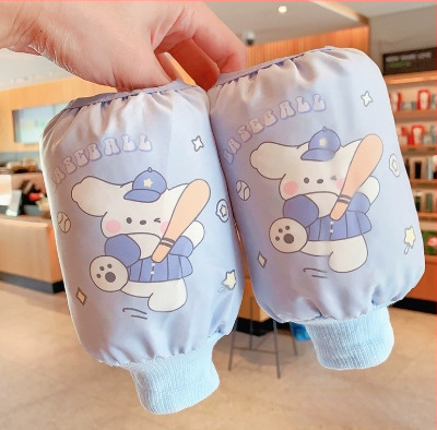 Anti-fouling cartoon pattern laste varrukad talveks, polüester, unisex, vanusegrupid 1–3, 3–8, 8–13