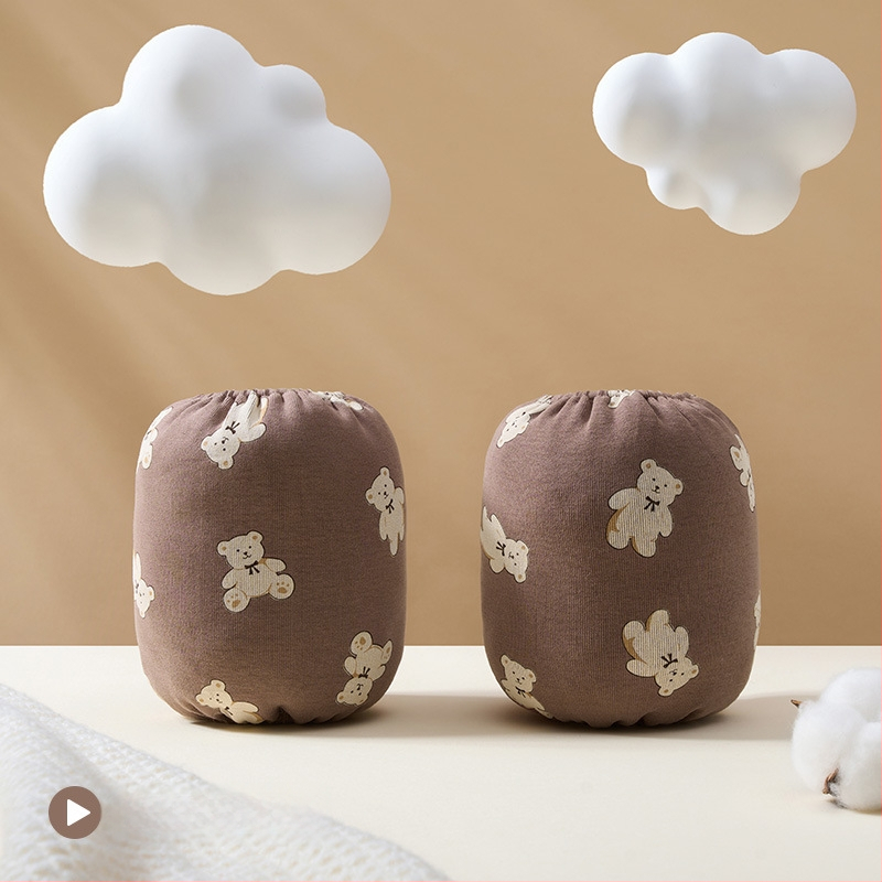 Laste käsivarred 100% puuvillast - määrdumise vastu, reljeefne grafiti muster, unisex, vanuses 0–8 aastat