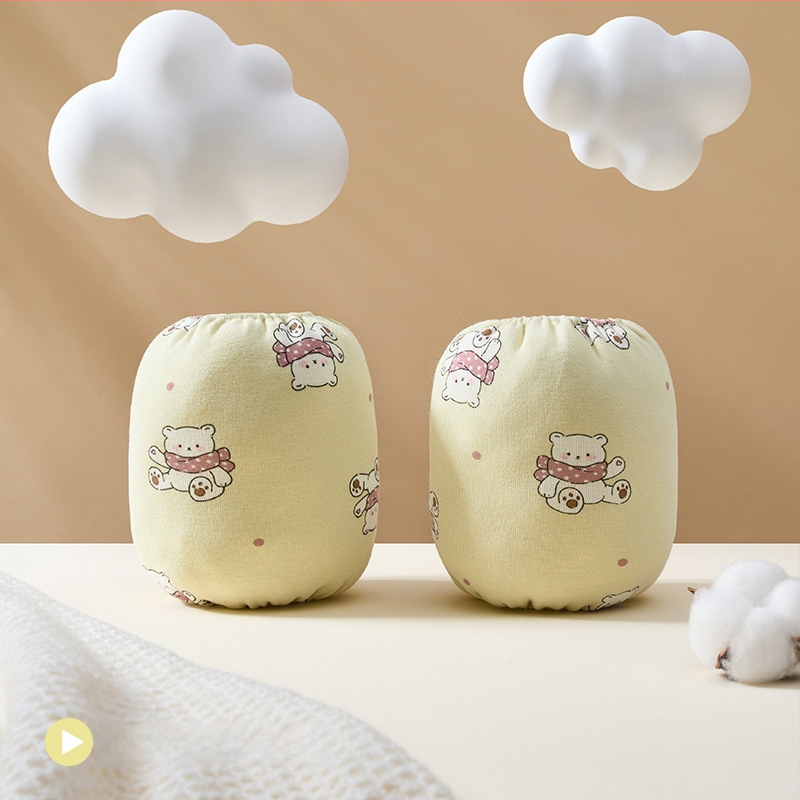 Laste käsivarred 100% puuvillast - määrdumise vastu, reljeefne grafiti muster, unisex, vanuses 0–8 aastat