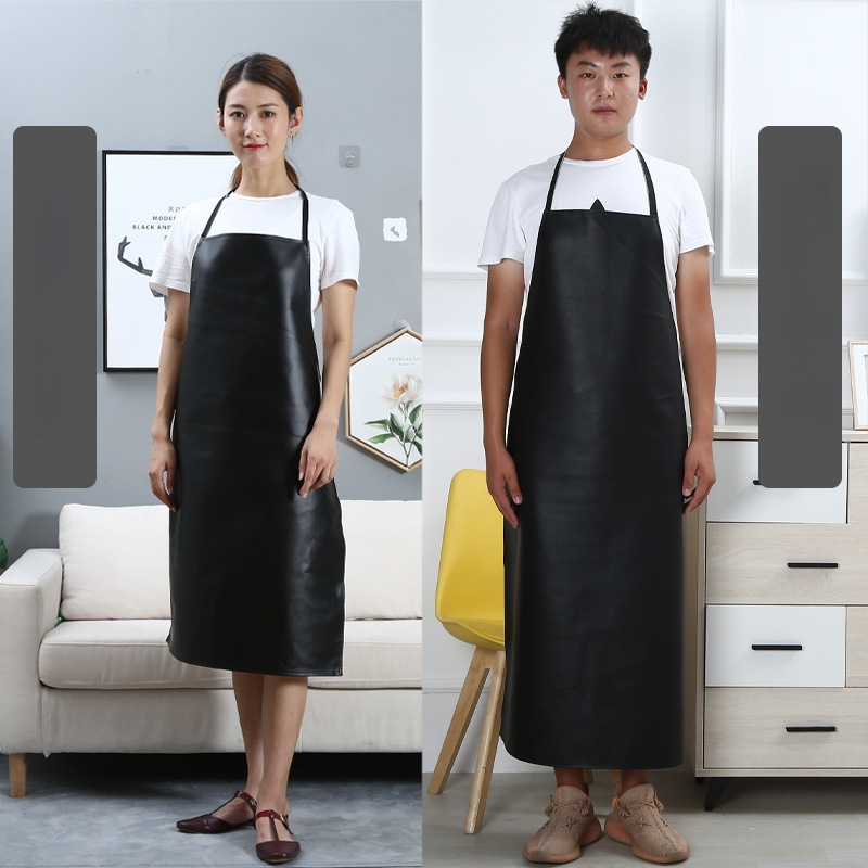 Δερμάτινη χωρίς μανίκια ποδιά – αδιάβροχη, μοντέρνος, απλός στυλ, για σεφ και προσωπικό ξενοδοχείου