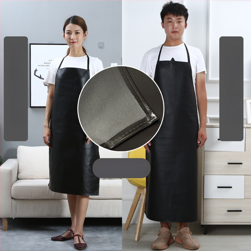 Δερμάτινη χωρίς μανίκια ποδιά – αδιάβροχη, μοντέρνος, απλός στυλ, για σεφ και προσωπικό ξενοδοχείου