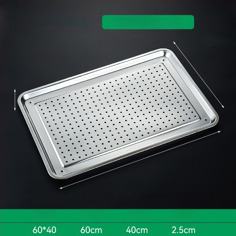 Δίσκος ατμού ρυζιού από ανοξείδωτο ατσάλι, τετράγωνο σχήμα, επιφάνεια ηλεκτρολυτικής επεξεργασίας, εκτυπωμένο λογότυπο, Νέο κινεζικό στυλ