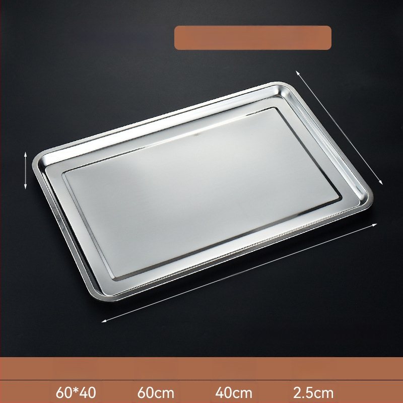 Δίσκος ατμού ρυζιού από ανοξείδωτο ατσάλι, τετράγωνο σχήμα, επιφάνεια ηλεκτρολυτικής επεξεργασίας, εκτυπωμένο λογότυπο, Νέο κινεζικό στυλ