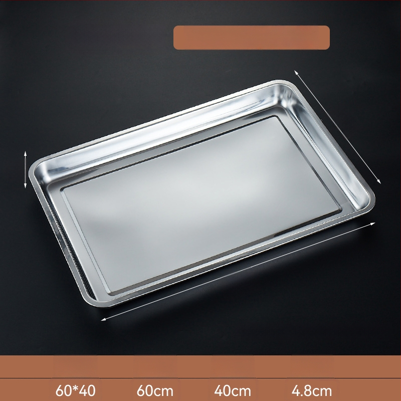 Δίσκος ατμού ρυζιού από ανοξείδωτο ατσάλι, τετράγωνο σχήμα, επιφάνεια ηλεκτρολυτικής επεξεργασίας, εκτυπωμένο λογότυπο, Νέο κινεζικό στυλ