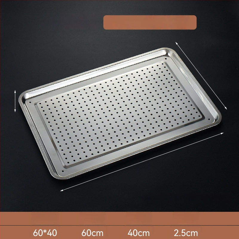 Δίσκος ατμού ρυζιού από ανοξείδωτο ατσάλι, τετράγωνο σχήμα, επιφάνεια ηλεκτρολυτικής επεξεργασίας, εκτυπωμένο λογότυπο, Νέο κινεζικό στυλ