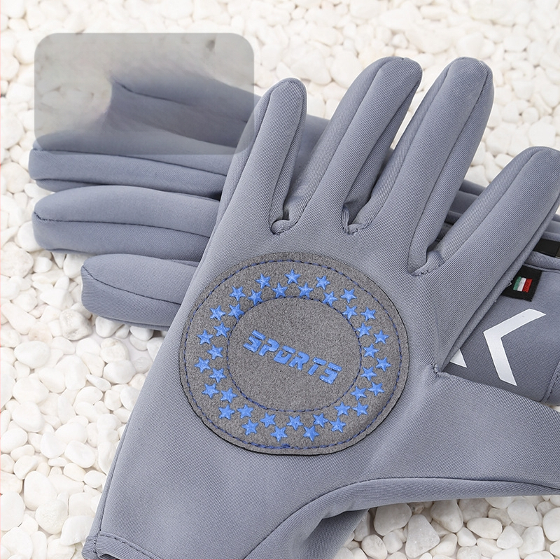 Vaikų žiemos dviračių pirštinės, poliarinis flisas, unisex, šiltos, atsparios vėjui ir vandeniui, amžius 4–13 metų