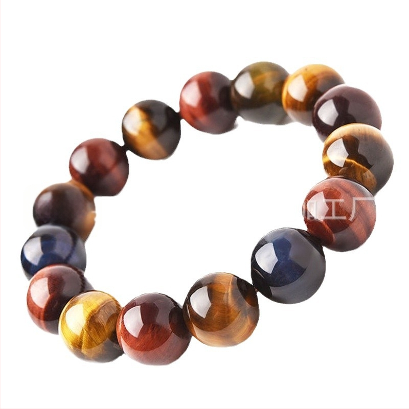 Гривна от тигрово око, кръгла форма, полирана повърхност, естествен материал, възможност за персонализация, марка Zhuoyuke