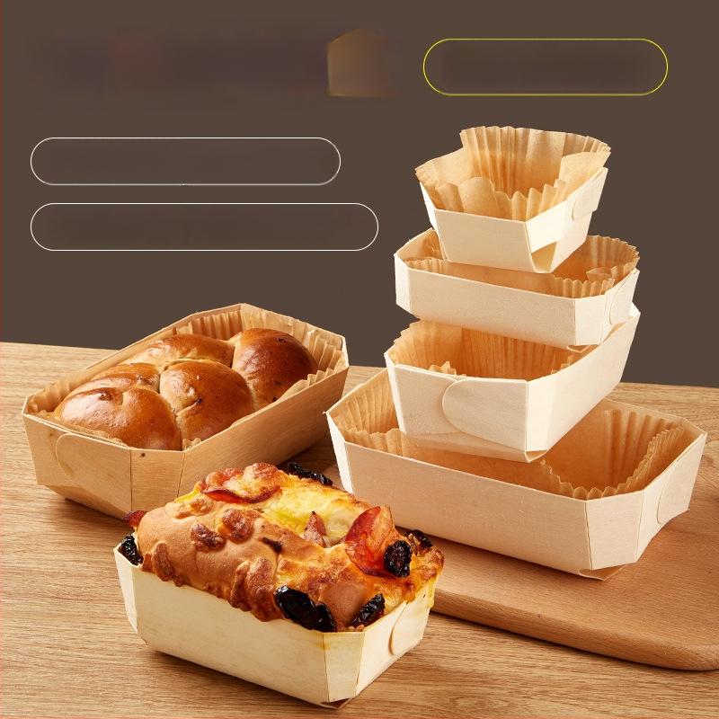 Joe Ξύλινο Μικρό Καλούπι για Τοστ και Κέικ για Φούρνο - Ξύλινο Εργαλείο Αρτοποιίας - Κατηγορία Καρδιά Κουτί, Προέλευση: Κίνα