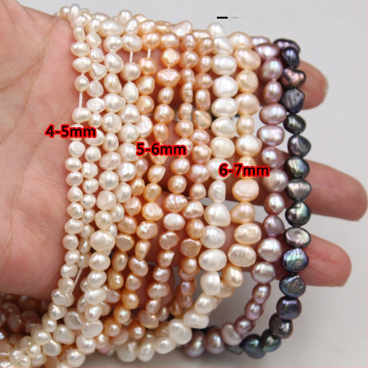 Barokk magevee pärlid, ebakorrapärase kujuga, horisontaalne puurimine, looduslikud, vabalt keritud pärlid käsitöö ehted jaoks