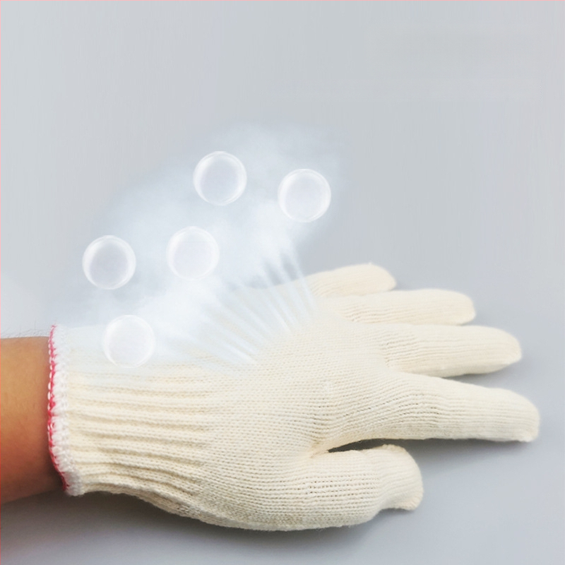 Γάντια προστασίας για εργασία - νάιλον και βαμβάκι, παχυμένα, αντιολισθητικά, βάρος 50