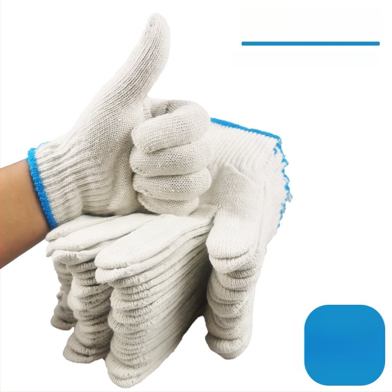 Γάντια προστασίας για εργασία - νάιλον και βαμβάκι, παχυμένα, αντιολισθητικά, βάρος 50