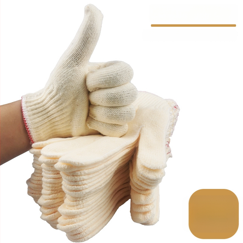 Γάντια προστασίας για εργασία - νάιλον και βαμβάκι, παχυμένα, αντιολισθητικά, βάρος 50