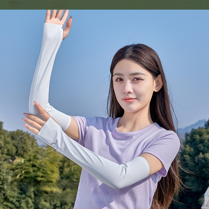 Μανίκι UV προστασίας με ψύξη (Tencel Lyocell, 71–80% κύριο ύφασμα, Καλοκαίρι 2024, Απλό στυλ)