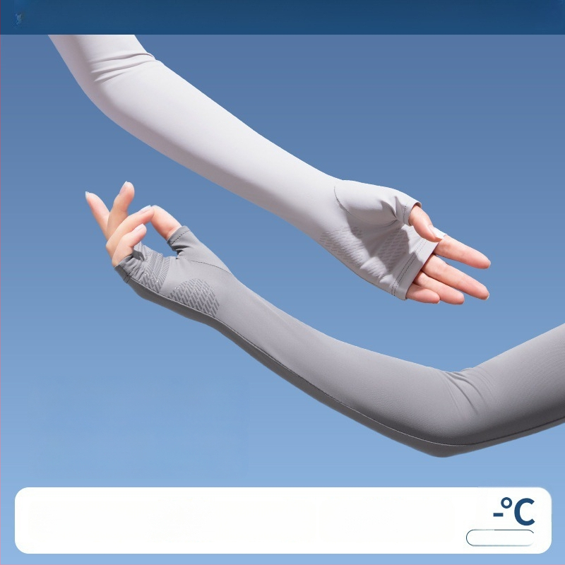 Μανσέτες UV προστασίας από νάιλον για καλοκαίρι – για οδήγηση, ποδηλασία και αθλητικές δραστηριότητες σε εξωτερικούς χώρους, αντιολισθητικές, συμβατές με οθόνη αφής, 81–95% νάιλον