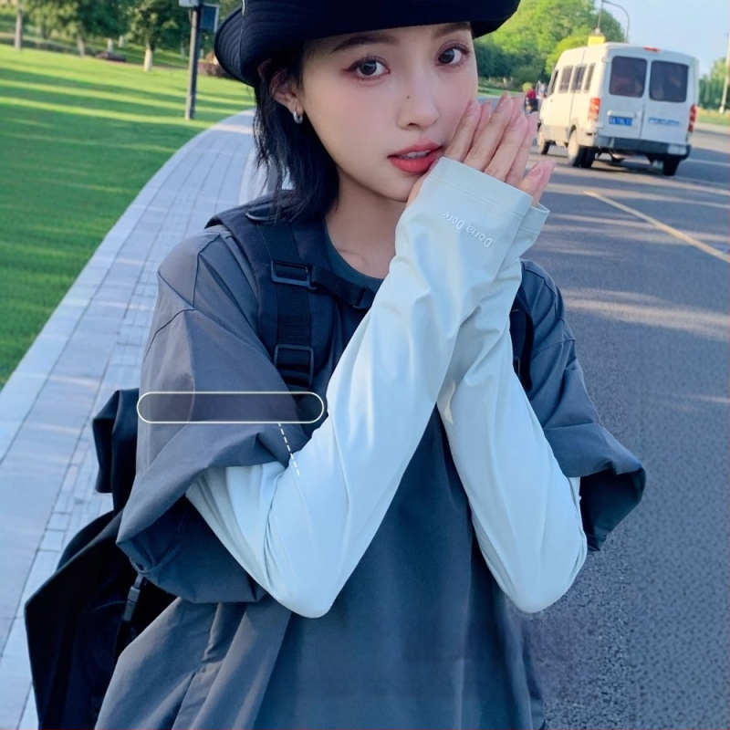 Μανίκια Καλοκαιριού με UV Προστασία, Ice Silk Νάιλον, Λαφριά Εφαρμογή, 71–80% Νάιλον, Κατάλληλα για Οδήγηση και Ποδηλασία