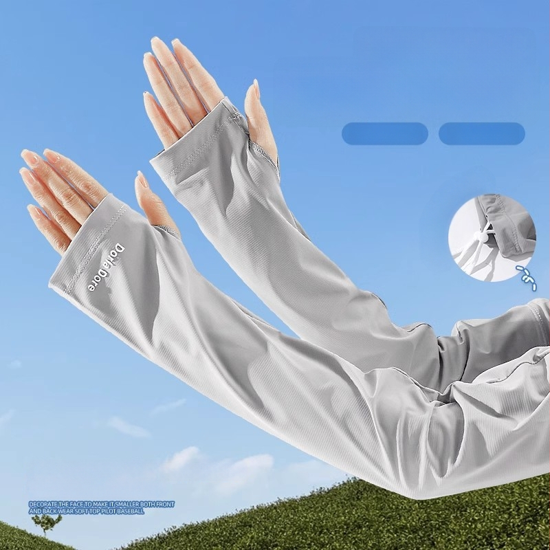 Μανίκια Καλοκαιριού με UV Προστασία, Ice Silk Νάιλον, Λαφριά Εφαρμογή, 71–80% Νάιλον, Κατάλληλα για Οδήγηση και Ποδηλασία