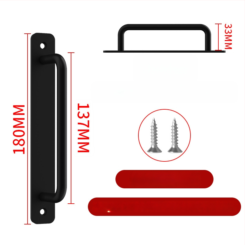 Wanson Handhandle – perforācijai nav nepieciešama rokture no alumīnija sakausējuma skapjiem, atvilktnēm un durvīm, pašlīmējoša, mūsdienīgs dizains