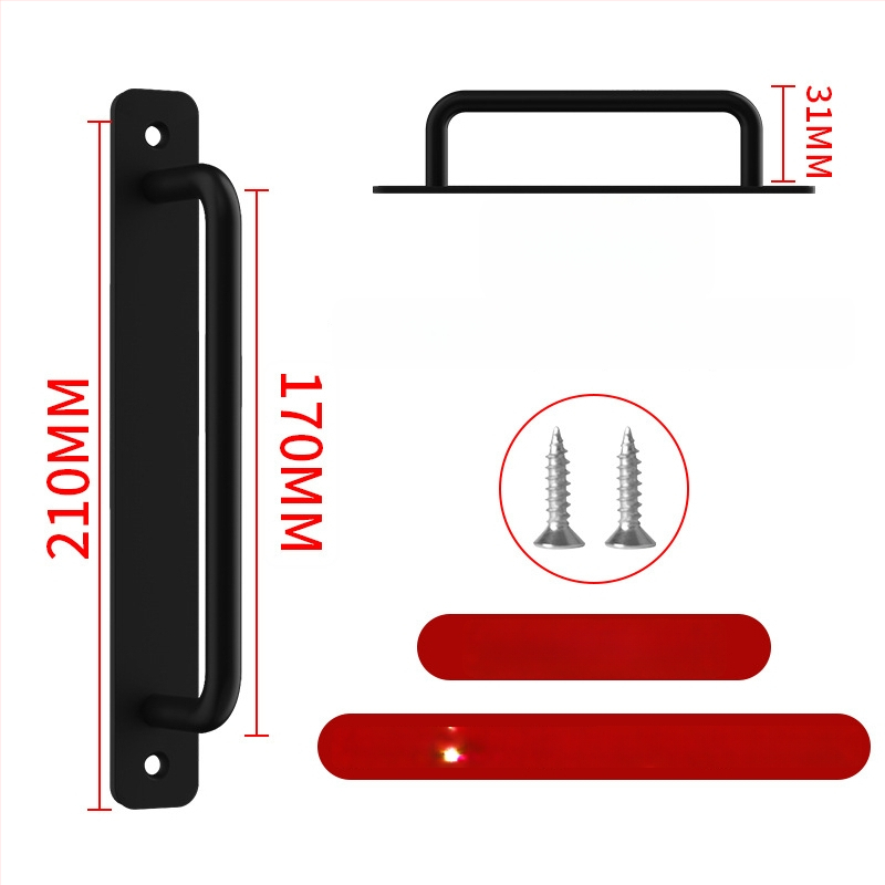 Wanson Handhandle – perforācijai nav nepieciešama rokture no alumīnija sakausējuma skapjiem, atvilktnēm un durvīm, pašlīmējoša, mūsdienīgs dizains